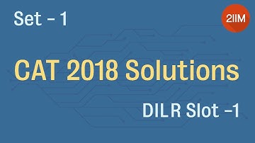 CAT 2018 DILR-oplossing | Set 1 | Schriftelijke toets