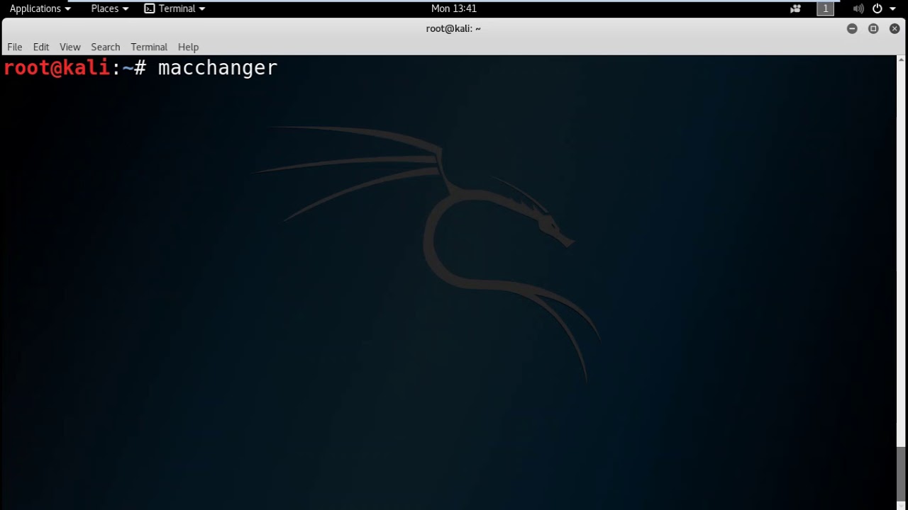 Mac Address changer using Kali Linux - YouTube