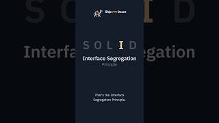 Solid Part 4: Interface Segregation Principle #coding #golang #softwareengineering
