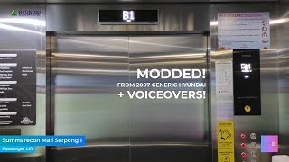 Brand New Hyundai Traction Elevator With Voiceovers  Summarecon Mall Serpong 1 Tangerang