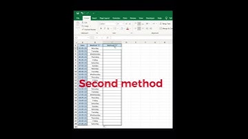 Excel Tips #01 Convert Dates to Days #shorts