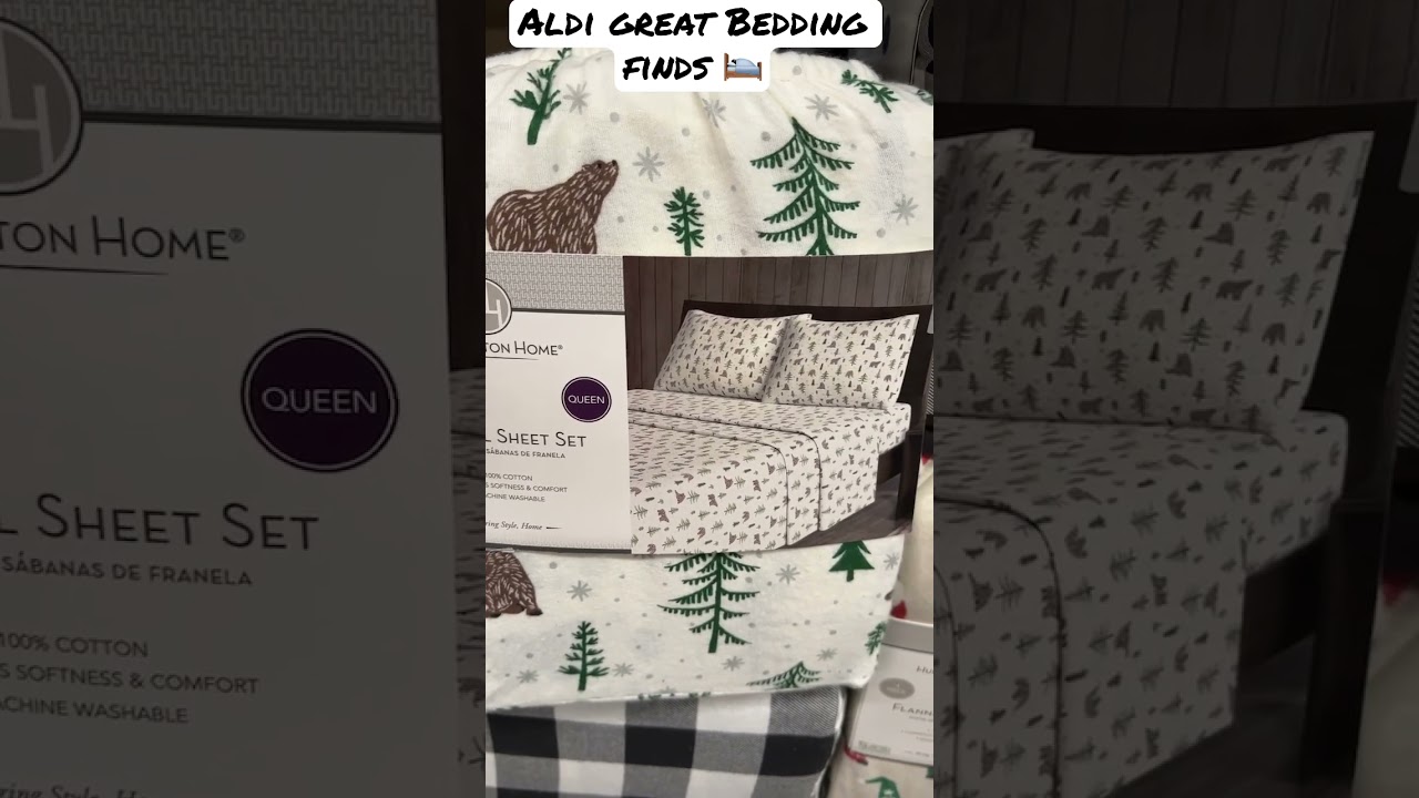 Loving these Christmas 🎅 sheet set @ Aldi. Christmas gifts\decor. 