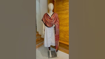 Ajrakh modal silk dupatta #modalsilk #modaldupatta