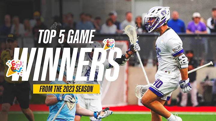 Top 5 Game Winners of The 2023 PLL Season