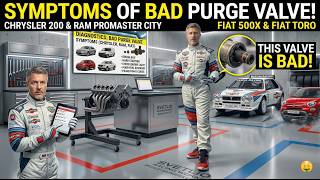 Bad Purge Valve? Common Symptoms on Chrysler 200, Ram ProMaster, & Fiat 500X/Toro (EVAP Codes)