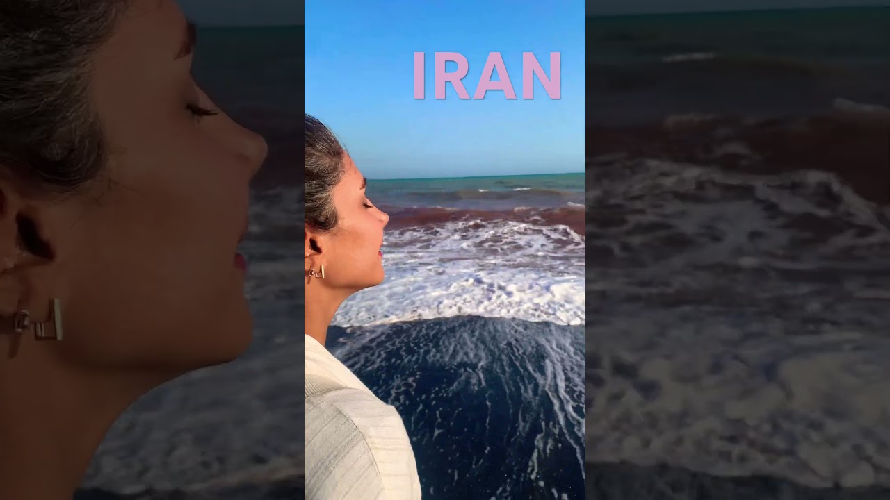 The pure feeling of the silver beach of Hormuz Island