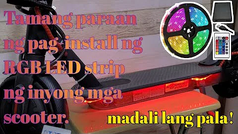 How To Install LED Strip On Any Scooter