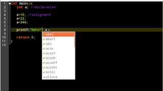 C Programming in Linux Tutorial 4 - Variables