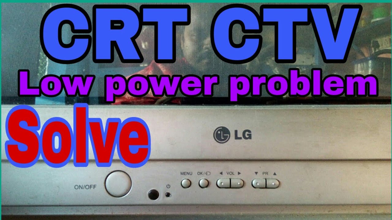 LG CTV low power supply.. LG TV On problem. - YouTube