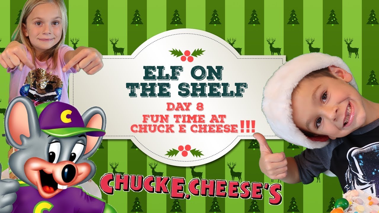 Elf On The Shelf CAUGHT HAVING FUN at CHUCK E CHEESE!!! YouTube