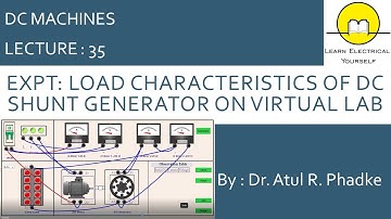 Experiment: Load Characteristics of DC Shunt Generator on Virtual Lab (35)