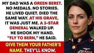 I Thought My Green Beret Dad Had Nothing — Until a 3-Star General Appeared at His Grave and Said,...