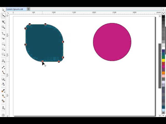 Coreldraw Node Editing Youtube Coreldraw Node Editing Youtube