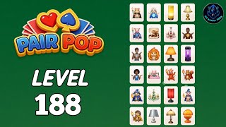 Pair Pop level 188 Solution Walkthrough | Pair Pop: Solitaire Match