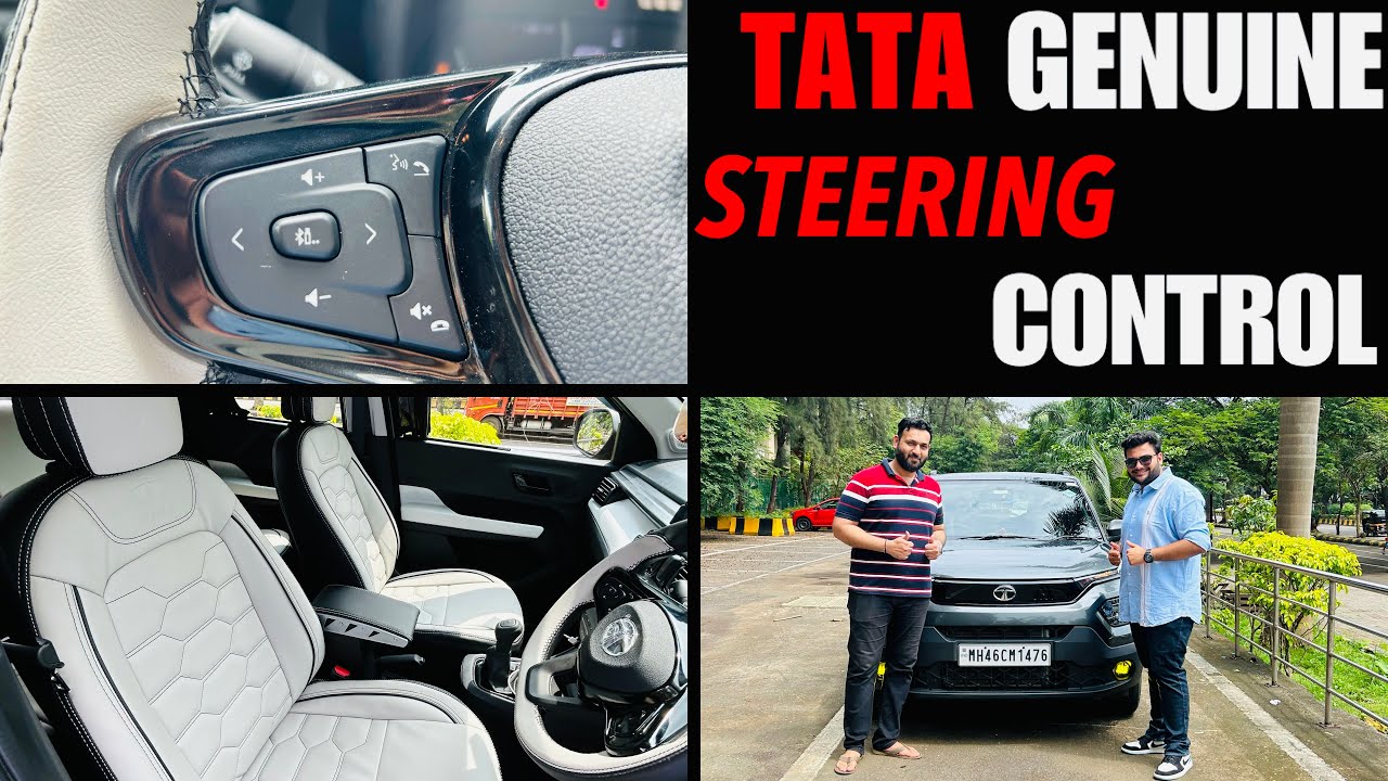 TATA PUNCH PURE MODEL MODIFIED WITH TATA GENUINE STEERING CONTROLPUNCH
