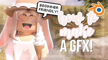 How to make a GFX with BLENDER 2.8/9! | (beginner friendly) clxmsylivv