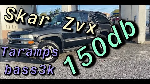 2 Skar Zvx 15s Taramps Bass 3k 150db no wall Tahoe