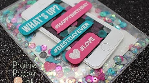 MFT Smart Phone Shaker Card | WeR Fuse Tool | Color Throwdown #382