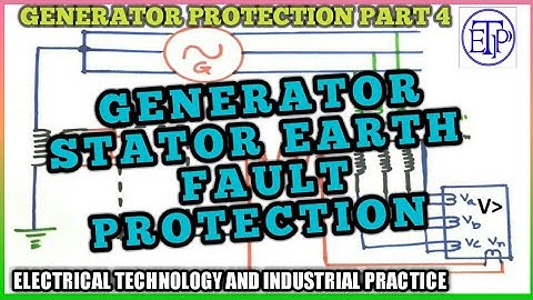 Generator Stator Earth Fault Protection|Generator Protection|100% Stator Earth Fault Protection