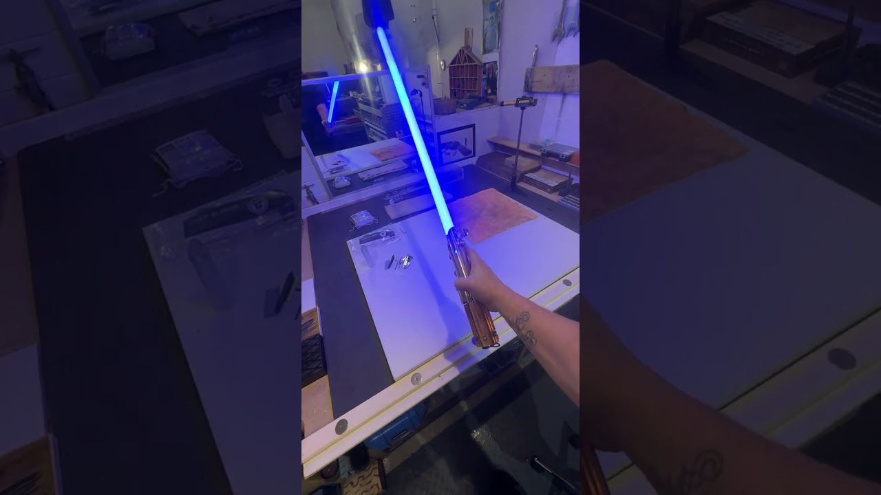 Hovin Customs lightsaber. All handmade Hilt and internal chassis. Almost ready for its owner.