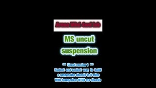 #1 （ミニ四駆 /Mini 4wd）easiest way to build uncut Ms suspension/無切割版MS避震底盤