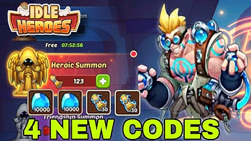 4 New Idle heroes cd key march 2022 | Idle heroes code 2022 new | Idle heroes redeem code 2022