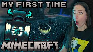 Sculking In A Massive Cave · 1st Time MINECRAFT Solo, Blind, No Wiki [26]
