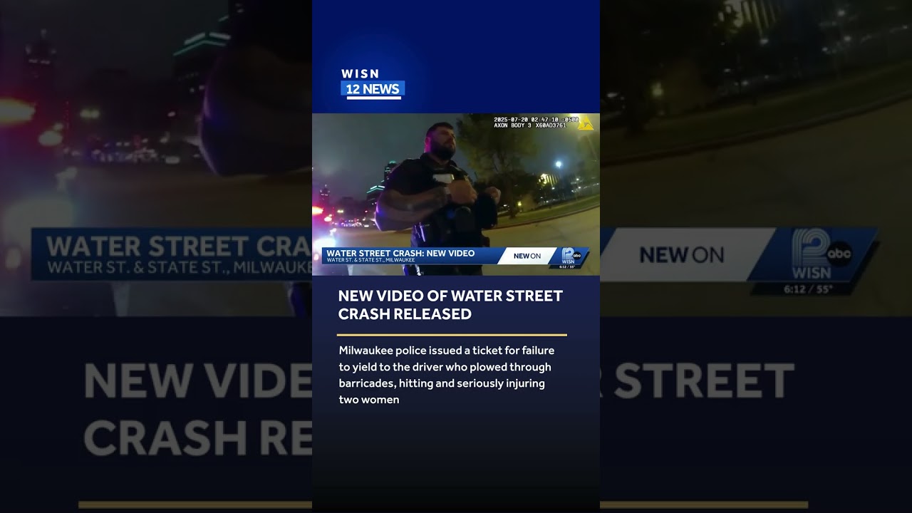 Milwaukee crash on Water Street: New video released