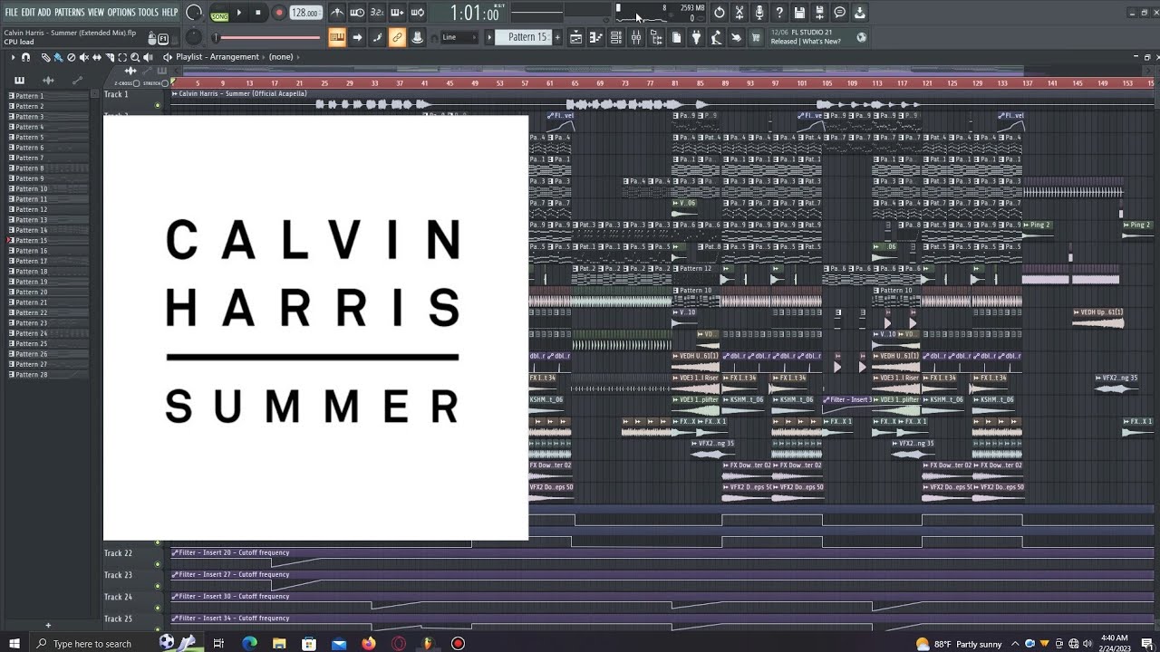 Calvin Harris - Summer (Extended Mix) Fl Studio Remake + FLP