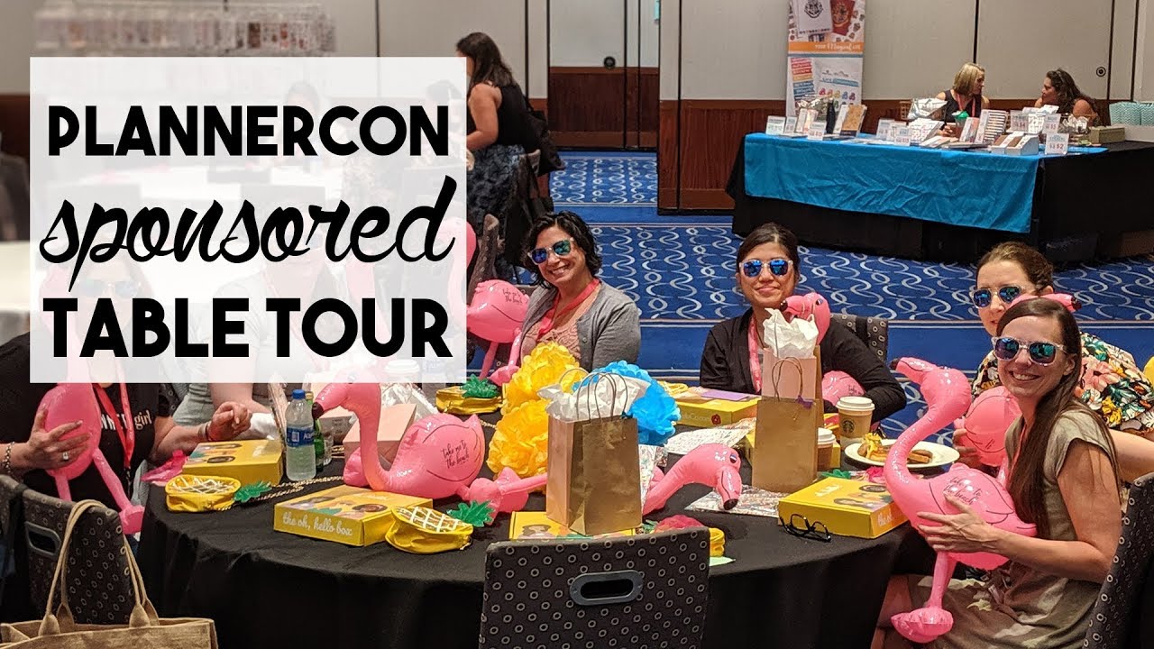 Planner Conference Sponsored Table Tour YouTube