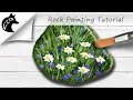 Rock Painting Tutorial Flowers, Flower Meadow