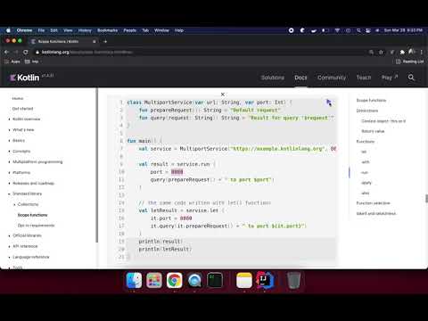 33-Scope functions run, apply, also  in Kotlin