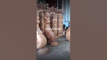 trụ cầu thang gỗ tân cổ điển đẹp nhất hiện nay.