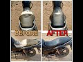 how to change bike seat cover