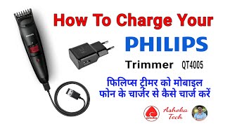 philips trimmer with usb charging