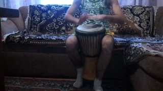 Африканский Барабан Джембе из Ганы! (Малый 2)