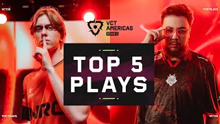 Top 5 Plays | Stage 2 Finals Weekend | VCT Americas