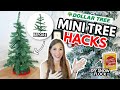 DOLLAR TREE CHRISTMAS TREE HACKS 🎄 Amazing things you can do with Dollar Tree mini Christmas trees