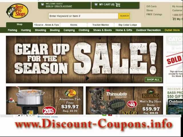 Bass Pro Coupon Code 2015 - New Basspro Coupon 