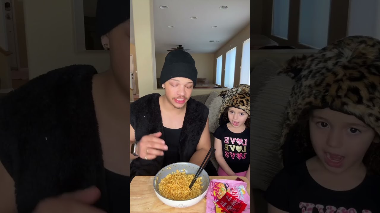 Spice Princess Tries Spicy Carbonara Noodles