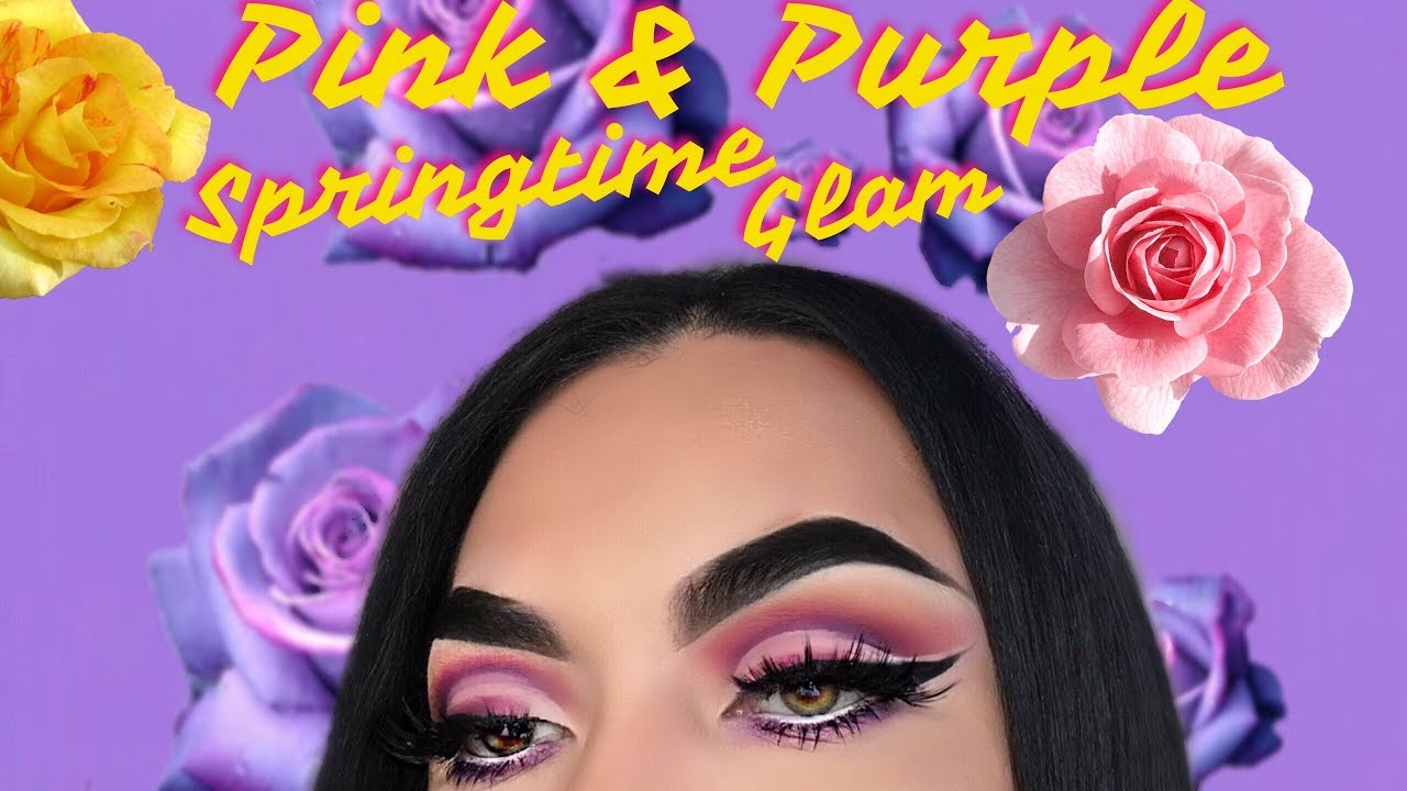 Spring Time Glam Pink + Purple Springtime Glam - YouTube