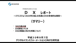 【DX】No48.DX（デジタルトランスフォーメーション）レポート解説