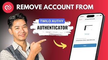 How to Remove Account From Authy !