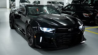 2021 Supercharged Chevy Camaro ZL1 2dr Conv Revs + Interior Exterior In Details 4K