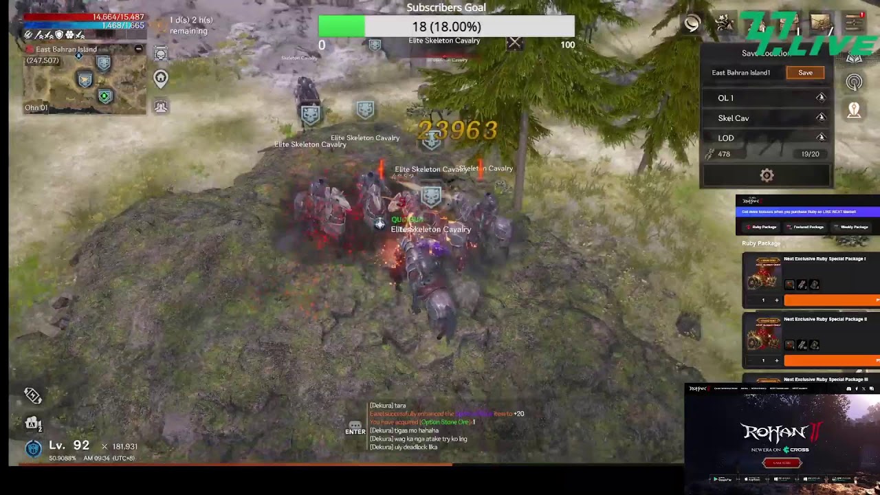 ROHAN 2 LIVE! CODEX FARMING!