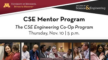 CSE Mentor Program: The CSE Engineering Co-Op Program