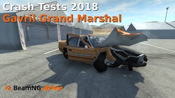 Crash Tests 2018 | Gavril Grand Marshal | Slow Motion | BeamNG.drive Gameplay