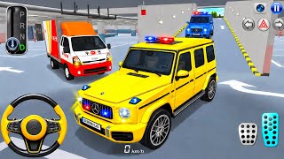 Golden Police G63 🚨 INSANE Underground Parking Challenge | Car Repair Mission 🛠️ | 3D Driving Class screenshot 2