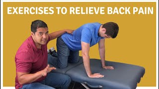 3 Quick Exercises For Back Pain