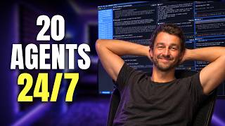 20 Claude Code Agents in cmux, 24-7 (Full Setup Guide)